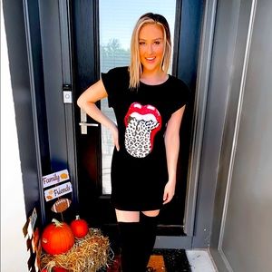 Rocker T-shirt dress